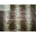 Leopard Printed PV-Plush Fabric